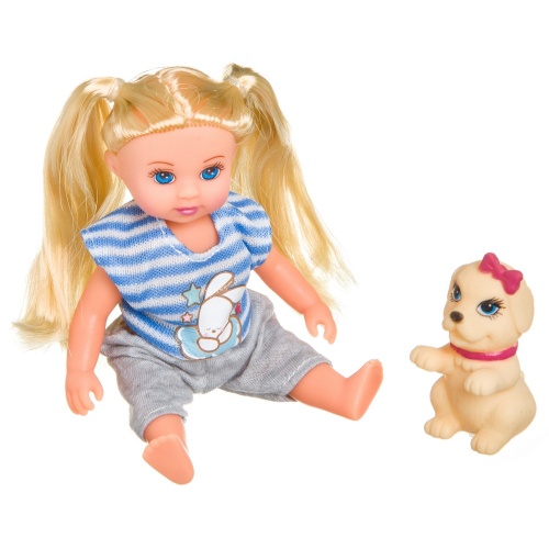 Набор игровой Bondibon, куколка OLY 13 см с  собачкой в прозрачном шаре d=11СМ, арт. 8215. фото 3