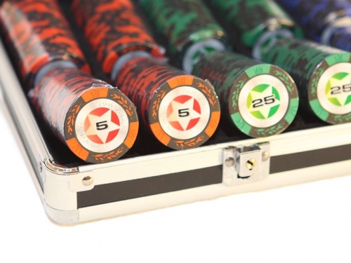 "STARS 500 Ultra"  Улучшенный набор для покера фото 6