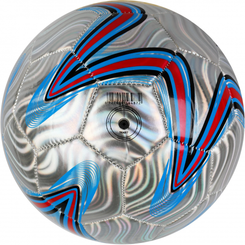 Мяч футбольный X-Match, 1 слой PVC, металлик арт.56487 фото 4