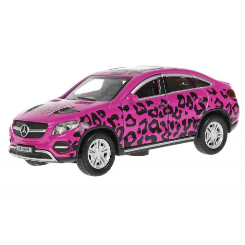 Технопарк. Модель "Mercedes-Benz Gle Coupe" арт.GLECOUPE-12GRL-PIN 12см,инерц. металл. розовый. фото 2