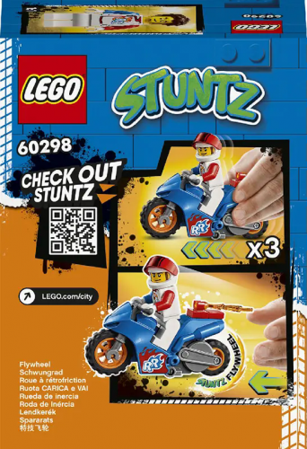 LEGO. Конструктор 60298 "City Rocket Stunt Bike" (Реактивный трюковый мотоцикл) фото 6