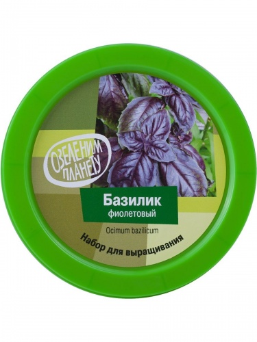 Набор для выращивания ВЫРАСТИ ДЕРЕВО! zk-123 Базилик фиолетовый фото 3