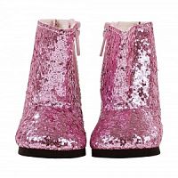 Обувь, сапоги с блестками розовые, 42-50 см