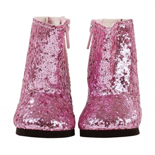Обувь, сапоги с блестками розовые, 42-50 см фото 2