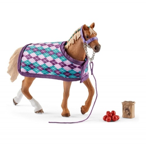 Фигурка Schleich Английская чистокровная лошадь с попоной фото 2
