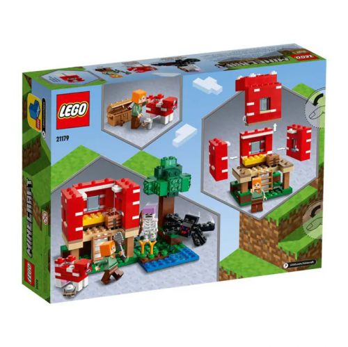 LEGO. Конструктор 21179 "Minecraft Mushroom" (Грибной дом) фото 3