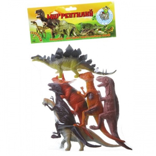 Набор животных BONDIBON "Ребятам о Зверятах", динозавры, 8-10", 6 шт. фото 2