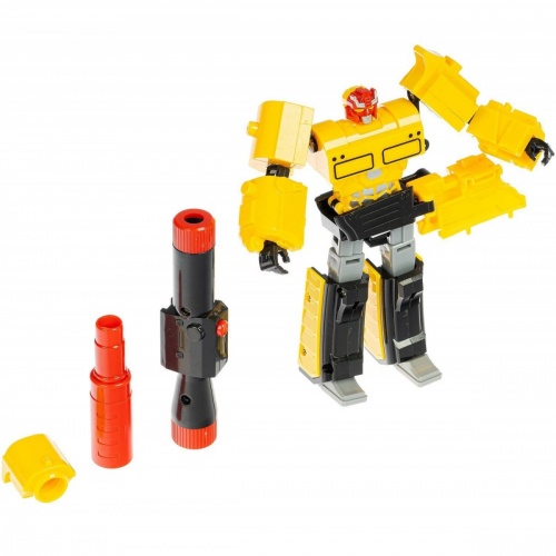 Трансформер 2в1 BONDIBOT робот и пистолет с проектором,  Bondibon BOX 25x20х6 см, цвет жёлтый, арт.5 фото 4