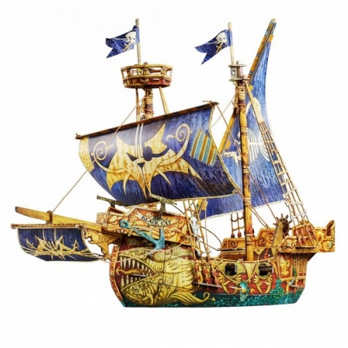550 Сборная модель из картона "Пиратский корабль" фото 2