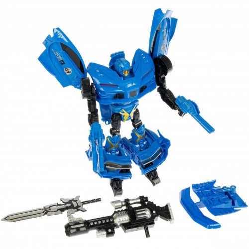 Трансформер 2в1 BONDIBOT робот и автомобиль, Bondibon BOX 22,5x27,5х10 см, цвет синий, арт.HF7277AB. фото 4