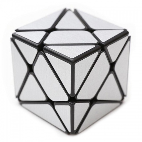 Зеркальный Кубик Трансформер Серебро фото 2