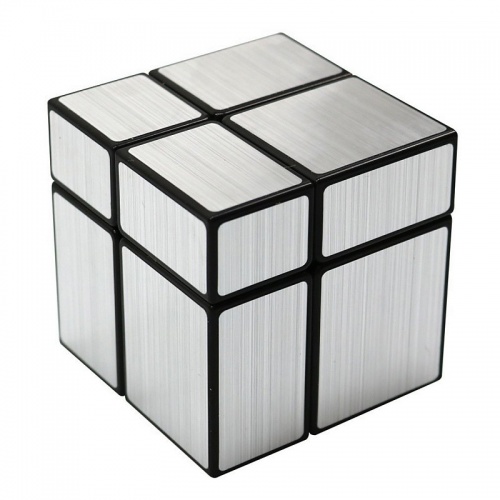 Зеркальный Кубик 2х2 Серебро фото 2