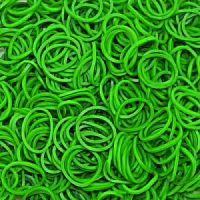 Резиночки для плетения браслетов RAINBOW LOOM, темно-зеленые