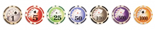 "Royal Flush500" набор для игры в покер, 500 фишек по 11,5гр фото 2