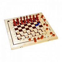 Шахматы, шашки,нарды 3 в 1 арт.С-11/ШК-1 (400*210)