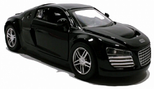 Модель мет. "Audi R8" 1:32 инерц. свет, звук, открыв. двери багажник и капот арт.3212D/71360