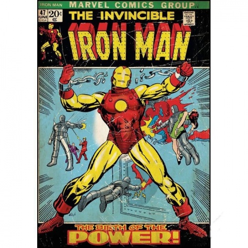 Наклейки для декора Комиксы - Железный человек фото 2