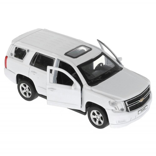 Технопарк. Модель "Chevrolet tahoe. Матовый" металл 12см, двери, багаж, белый, арт.TAHOE-12FIL-WH фото 6