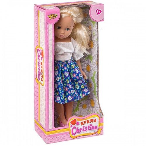 Кукла  Cristine 35 см, ВОХ 39х17х9 см,  арт.M7578-2. фото 2
