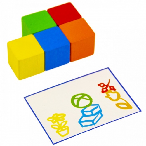 Игровой набор КРАСНОКАМСКАЯ ИГРУШКА Н-86 цветные кубики "Кто быстрее?" с карточками фото 4