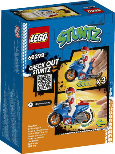 LEGO. Конструктор 60298 "City Rocket Stunt Bike" (Реактивный трюковый мотоцикл) фото 3