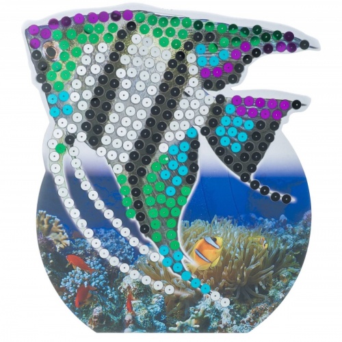Набор для творчества BONDIBON "3D картина" Экзотические рыбки (4 дизайна) фото 4