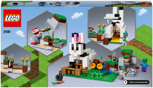 LEGO. Конструктор 21181 "Minecraft The Rabbit Ranch" (Кроличье ранчо) фото 2