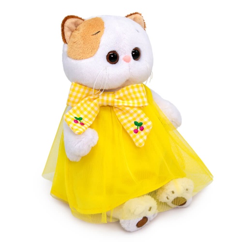 Мягкая игрушка BUDI BASA LK24-099 Ли-Ли в желтом платье с бантом 24 см фото 2