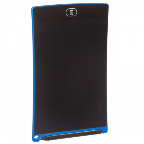 Планшет с жидкокристаллическим 8,5-дюймовым экраном, синие линии, цвет корпуса синий, тм Bondibon. фото 4
