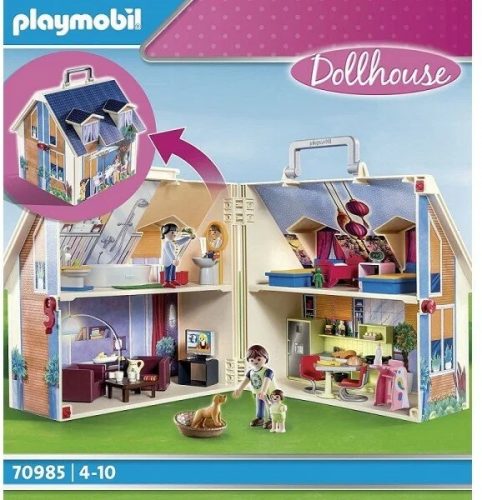 Playmobil. Конструктор арт.70985 "Take Along Dollhouse" (Кукольный домик) фото 2