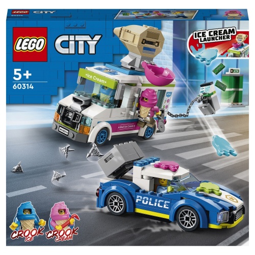 LEGO. Конструктор 60314 "City Ice Cream Truck" (Погоня полиции за грузовиком с мороженым) фото 2