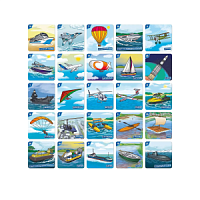 Мемо "Воздушный и водный транспорт" (50 карточек) арт.8677 /48
