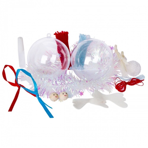 Набор для творчества Bondibon"Новогодние шары с сюрпризом" (2 шара), арт. ВВ2058 фото 4