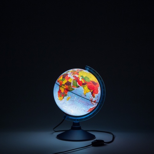 Глобус GLOBEN INT12100298 Земли интерактивный физико-политический с подсветкой 210мм с очками VR фото 3