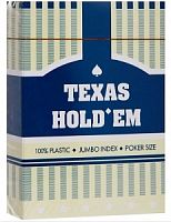Акс. Карты "Texas Holdem"(100% пластик)