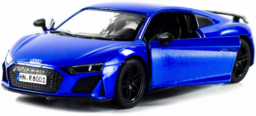 Kinsmart. Модель арт.КТ5422/2 "Audi R8 Coupe 2020" 1:36 (синяя) инерц. фото 4