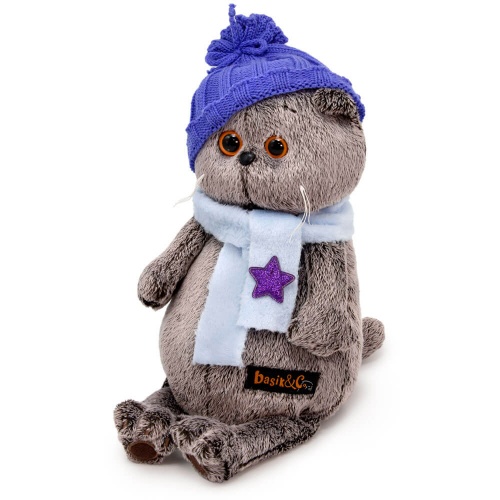 Мягкая игрушка BUDI BASA Ks30-195 Басик в шапке и шарфе со звездочкой 30 см фото 2
