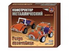 Конструктор металлический "Ретро-авто" 300 эл. (00950)