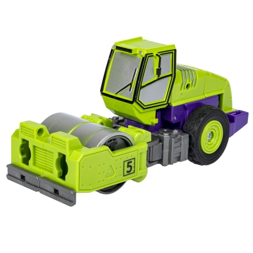 Трансформер 2в1 BONDIBOT Bondibon, робот-строит.техника ( дорожный каток), BOX 28,5x23x9,5 см,цвет зелёный, арт.05. фото 5