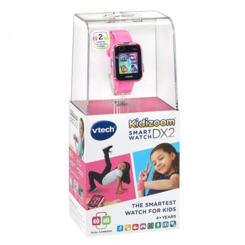 Детские наручные часы VTech Kidizoom SmartWatch DX2, розовые фото 3