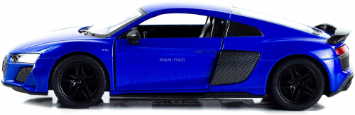 Kinsmart. Модель арт.КТ5422/2 "Audi R8 Coupe 2020" 1:36 (синяя) инерц. фото 5