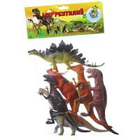Набор животных BONDIBON "Ребятам о Зверятах", динозавры, 8-10", 6 шт.