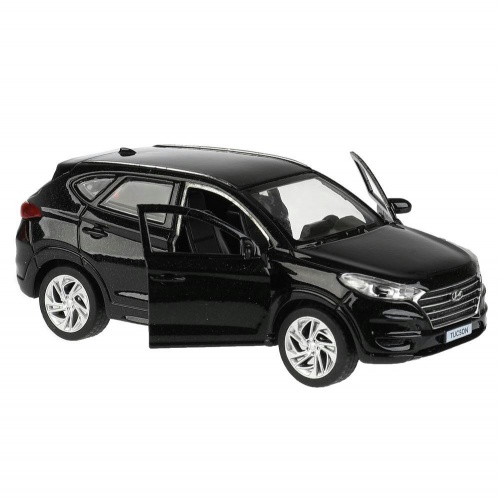 Технопарк. Модель "Hyundai Tucson" металл 12 см, двери, багаж., инер, черный, арт.TUCSON-12-BK фото 3