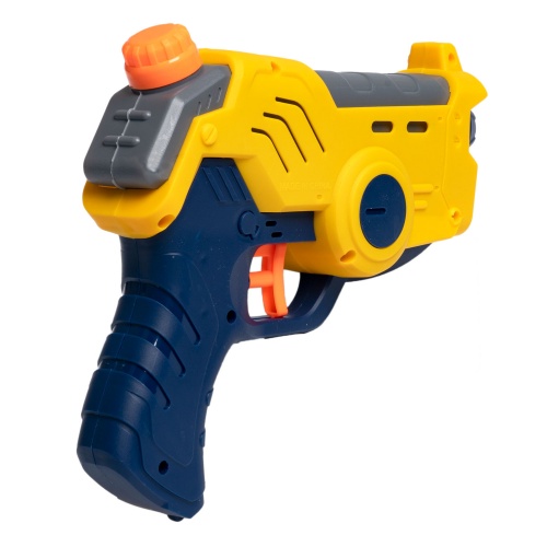Водный пистолет Bondibon "Наше Лето", РАС, 19х16х5,5 см, 200 мл, жёлто-синий. фото 4