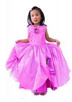 карнав.наб.: розовое платье с цветами 4-6
