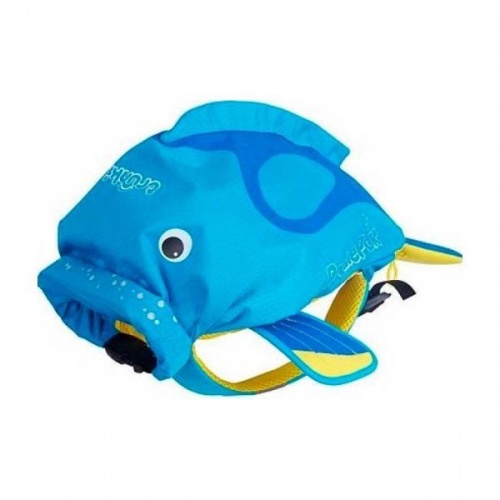 Рюкзак Trunki "Коралловая рыбка" для бассейна и пляжа, голубой фото 5