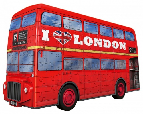 3D Пазл "Лондонский автобус", 216 эл. фото 4