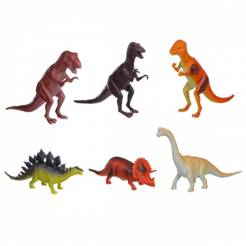 Набор животных BONDIBON "Ребятам о Зверятах", динозавры, 8-10", 6 шт. фото 3