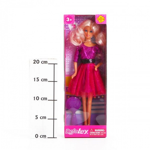 Кукла DEFA LUCY модная вечеринка, с расческой, BOX, арт. 8226 фото 5