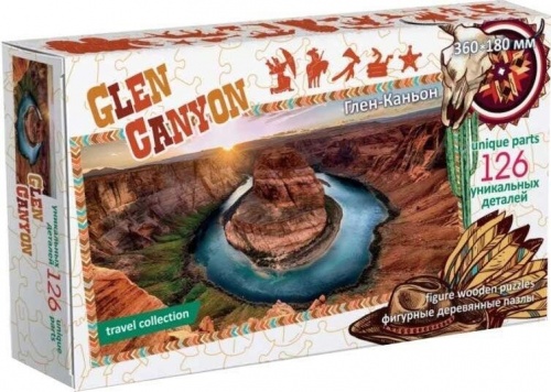 Фигурный деревянный пазл "Travel collection" Glen Canyon арт.8278 (МРЦ 699 RUB) /42 фото 2